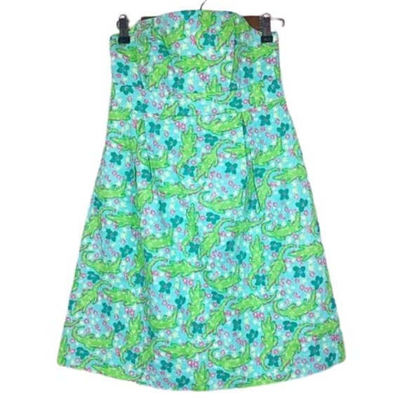 Lilly Pulitzer Dresses & Skirts - Lilly Pulitzer Floral Alberta Gator Betsey Dress